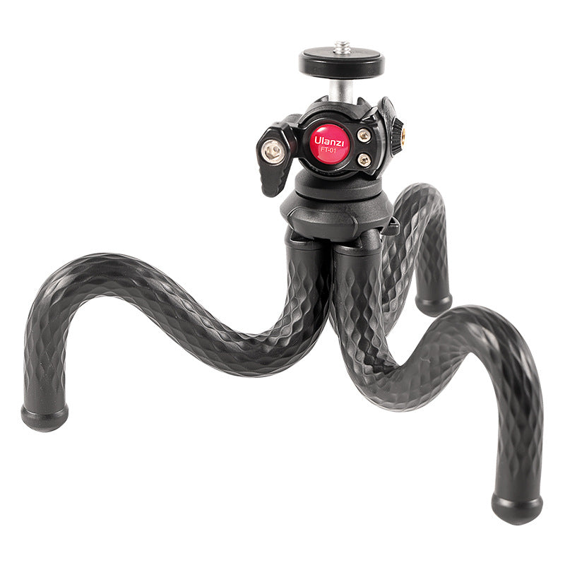 Black Octopus Tripod Kit With Phone Clip