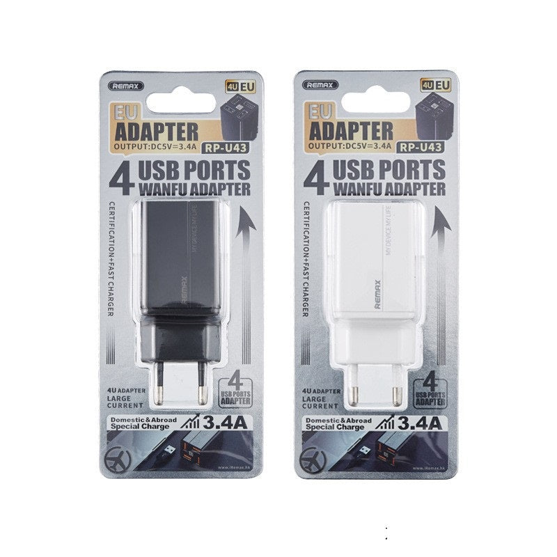 Remax Multi-Head Fast Charging QC Power Adapter 3C Certified