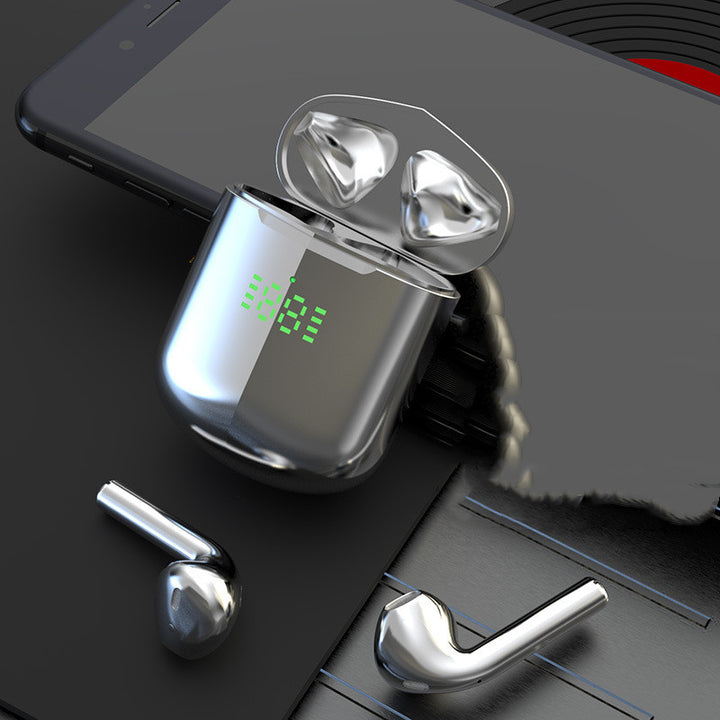 Bluetooth 5.0 Headset With Digital Display