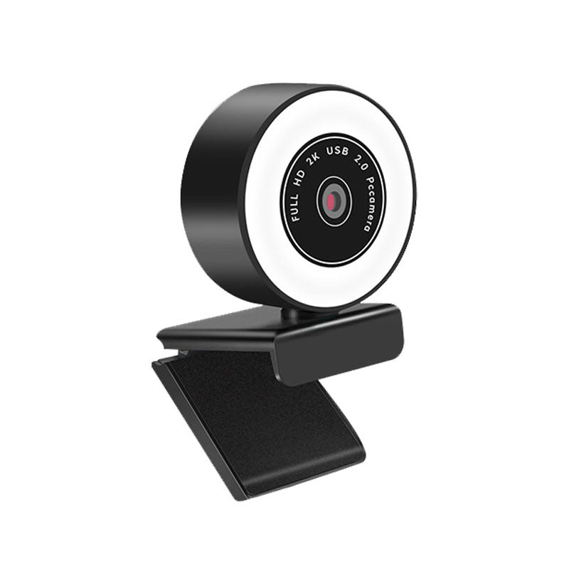 HD USB Computer Camera with Fill Light Plug And Play Webcam