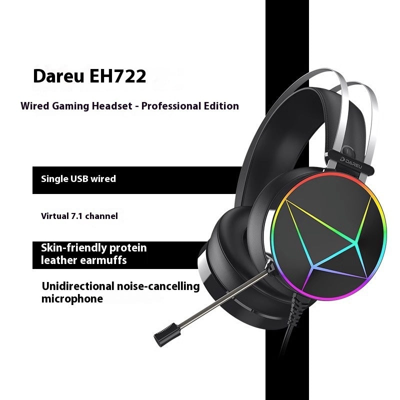 Wired Noise Cancelling Gaming Headphones For E-Sports