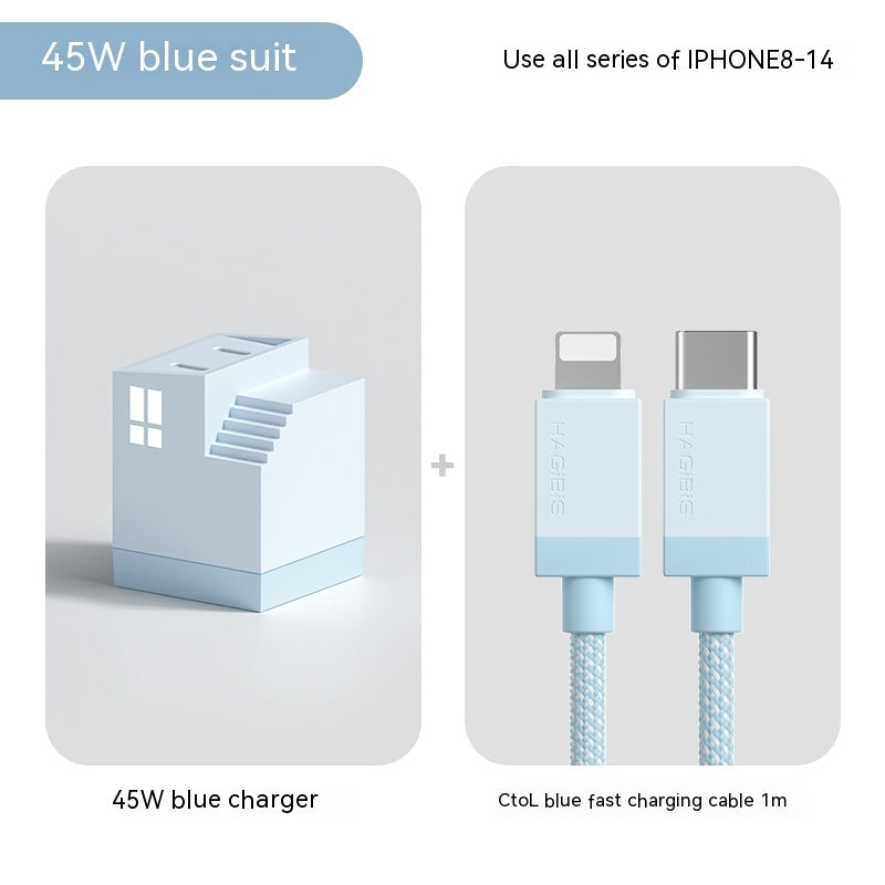 Dual Port Type C Fast Charging Wall Charger Adapter