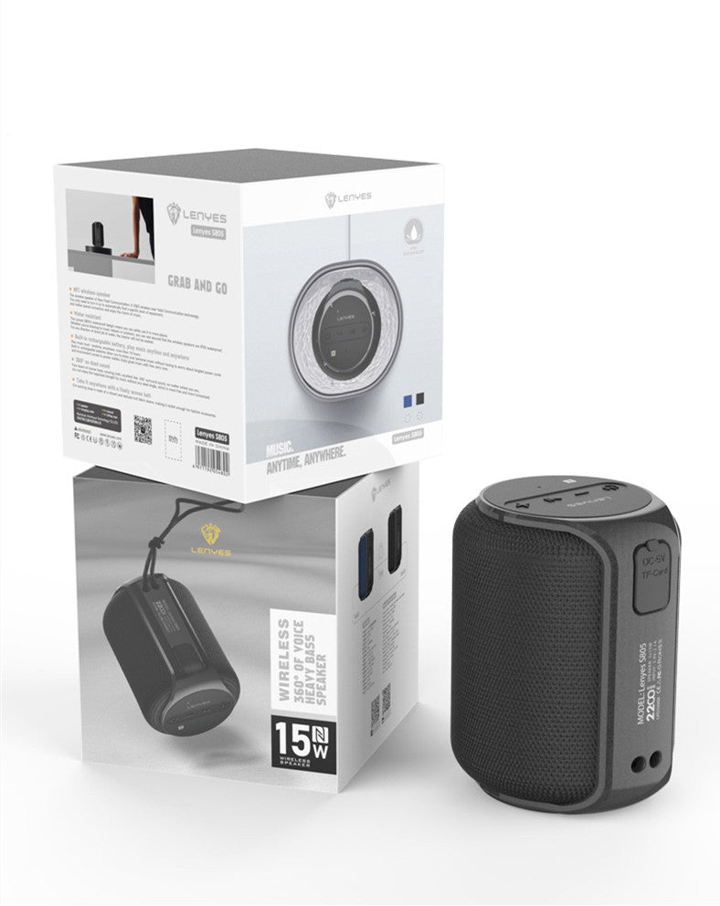 Waterproof Drop-Proof Wireless Bluetooth Speaker With Subwoofer