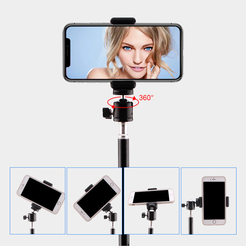 Compatible with Apple, Mobile Phone Live Broadcast Bracket Flat Tripod