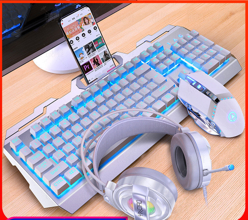 Silver Eagle V2 Gaming Keyboard, Mouse And Headset Combo Set (3-in-1)