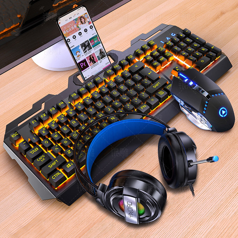 Silver Eagle V2 Gaming Keyboard, Mouse And Headset Combo Set (3-in-1)