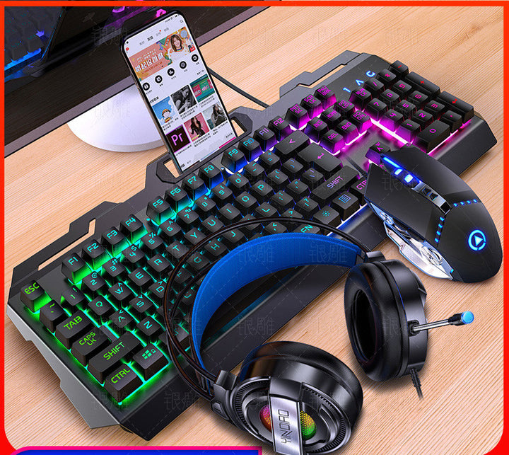 Silver Eagle V2 Gaming Keyboard, Mouse And Headset Combo Set (3-in-1)