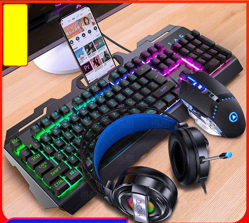 Silver Eagle V2 Gaming Keyboard, Mouse And Headset Combo Set (3-in-1)