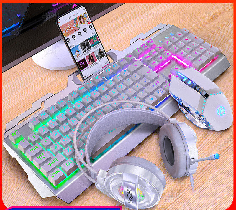 Silver Eagle V2 Gaming Keyboard, Mouse And Headset Combo Set (3-in-1)