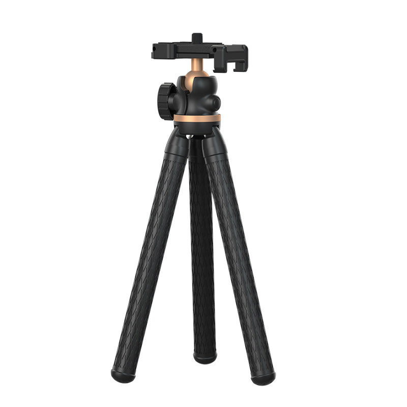 Apple-Compatible One-Piece Octopus Tripod Desktop Phone Holder