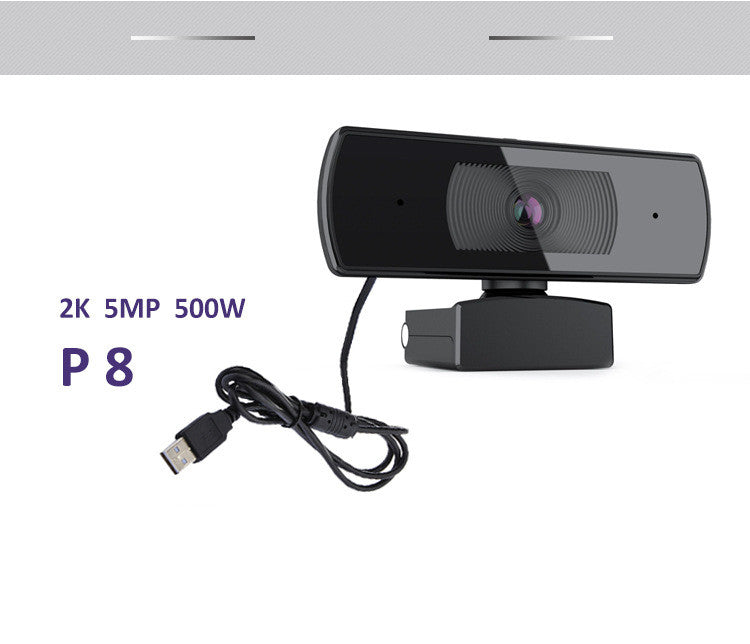 4K HD Autofocus USB Computer Camera with Microphone And Cover