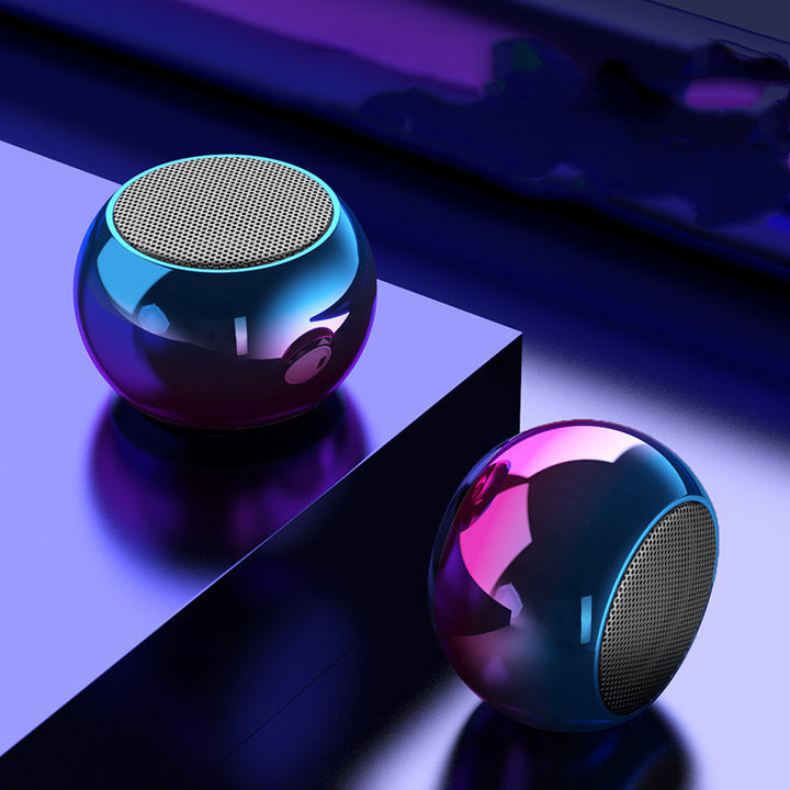 M3 Colorful Mini Steel Cannon Bluetooth Speaker With U Disk Support