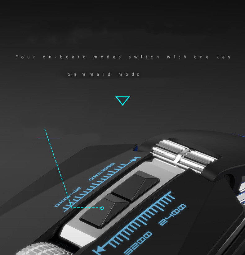 Wired Mechanical Gaming Mouse For FPS And E-Sports