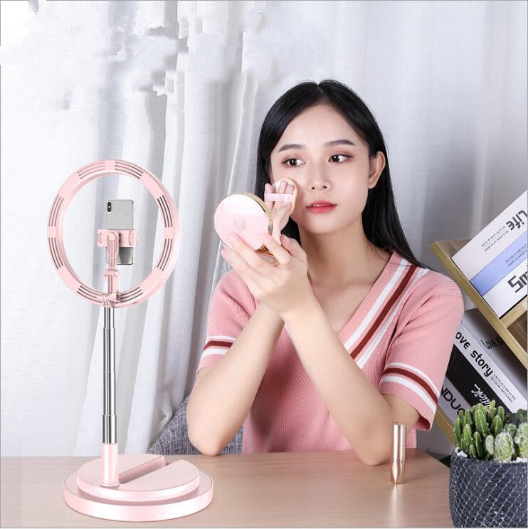 10-Inch Dimmable LED Ring Light with Tripod for YouTube Vlogging And Photography