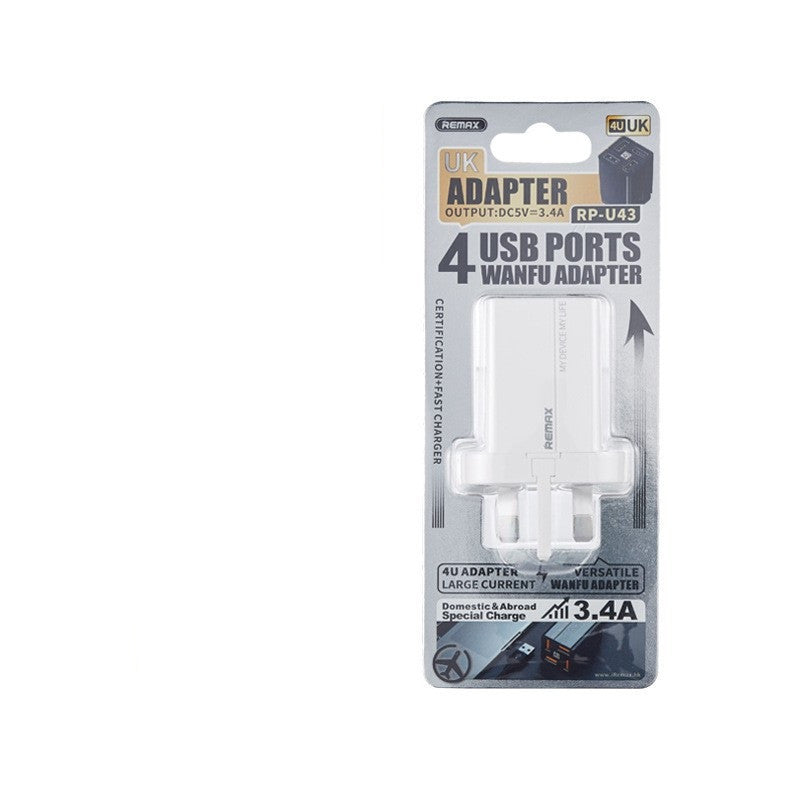 Remax Multi-Head Fast Charging QC Power Adapter 3C Certified