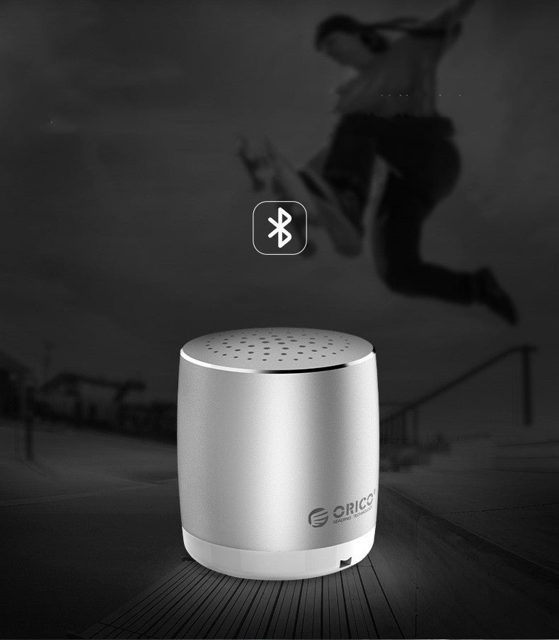 Bluetooth Small Speaker Steel Gun Heavy Bass Mini Mobile Speaker