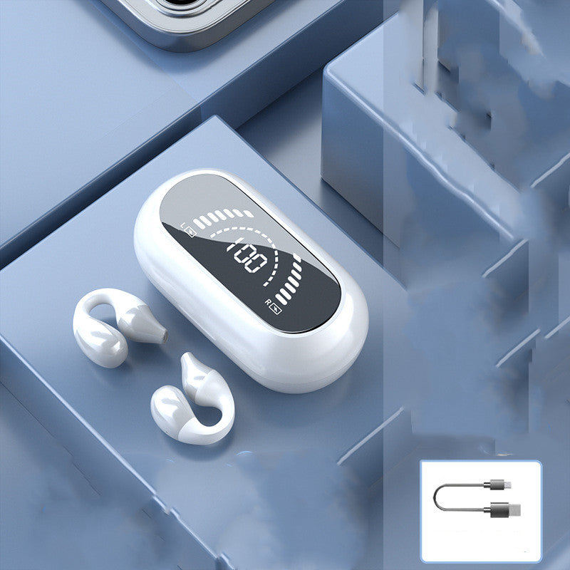 Mirror Display Waterproof Noise Cancelling Bluetooth Headset