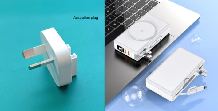 20000mAh Large Capacity Power Bank with Built-in Cable