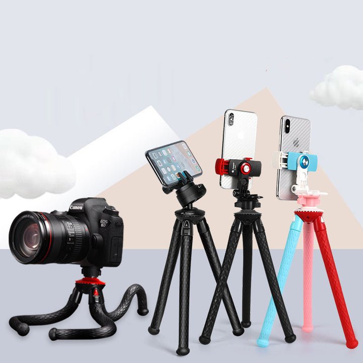 Apple-Compatible Octopus Mobile Phone Tripod Stand