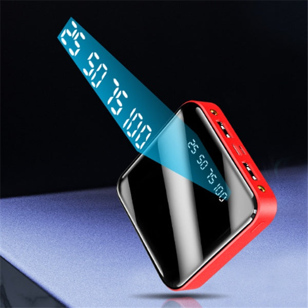 20000mAh Mini Power Bank With Mirror Display