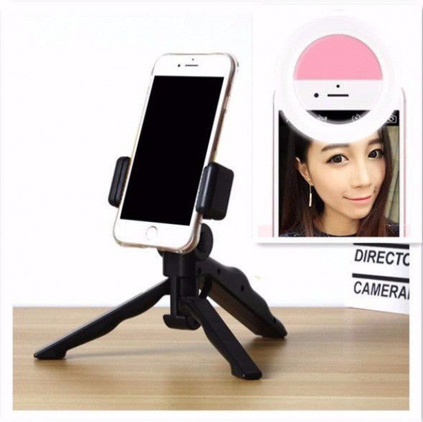 Apple-Compatible Portable Mini Folding Tripod Stand