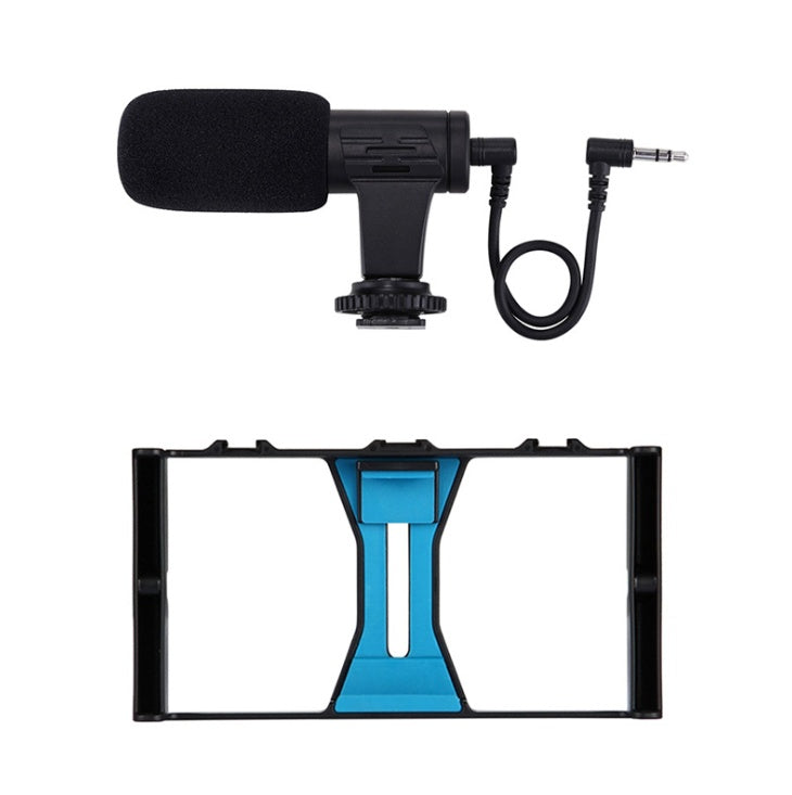 Mobile Live Streaming Kit With Rabbit Cage, Microphone, Tripod And Fill Light Compatible With Apple Devices