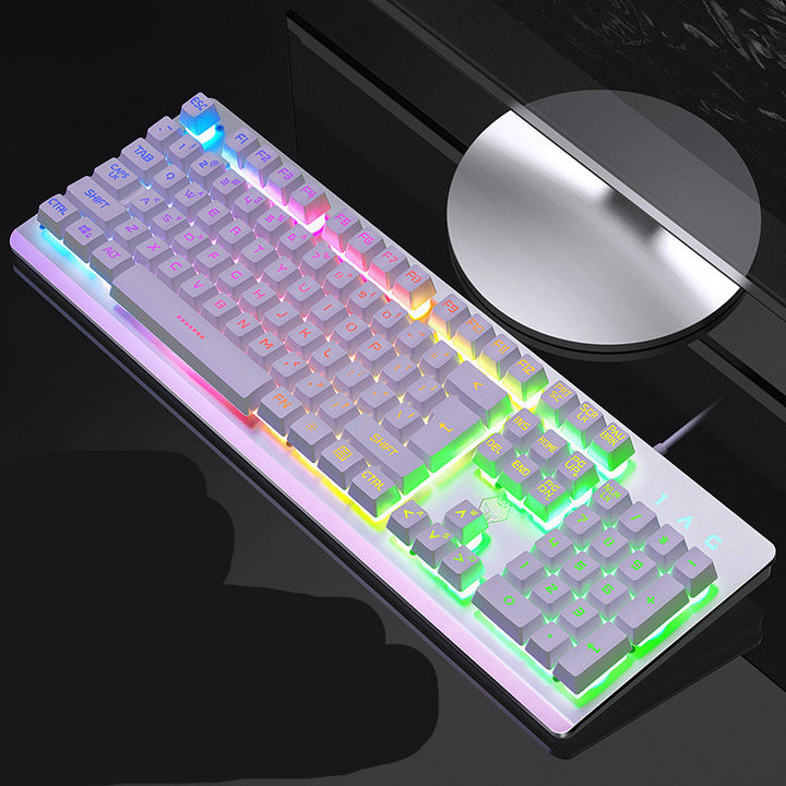 K002 Metal Mechanical-Feel Gaming Keyboard