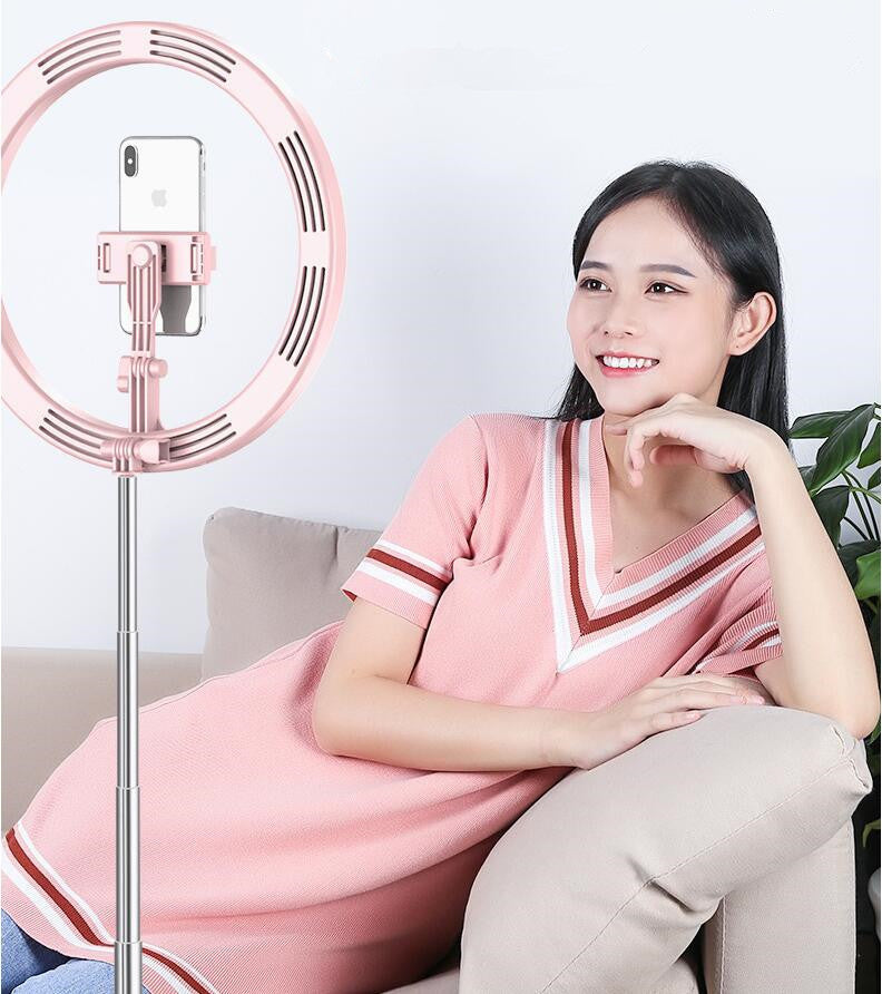 10-Inch Dimmable LED Ring Light with Tripod for YouTube Vlogging And Photography