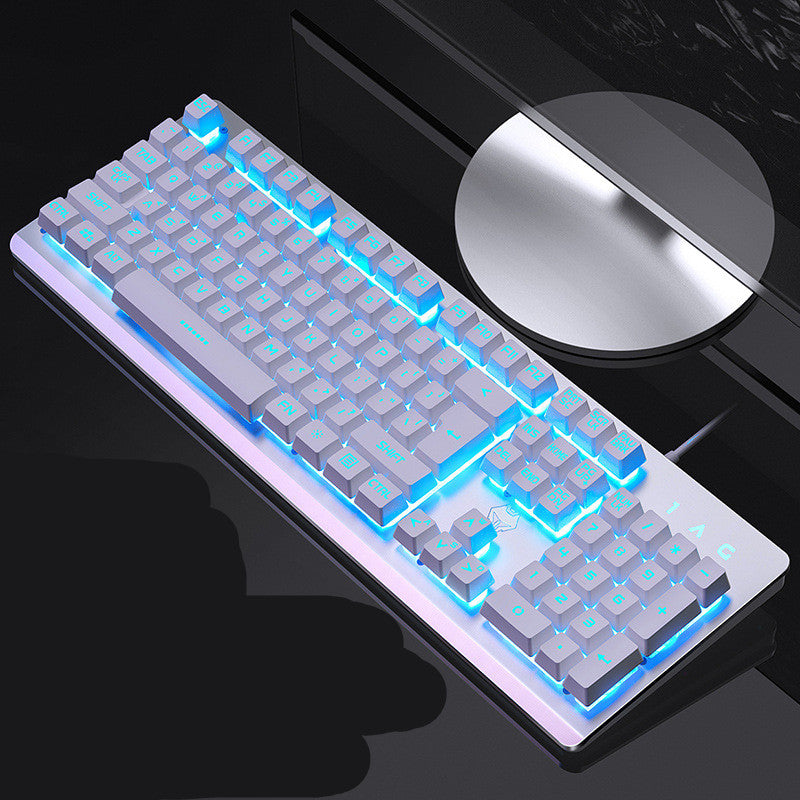 K002 Metal Mechanical-Feel Gaming Keyboard