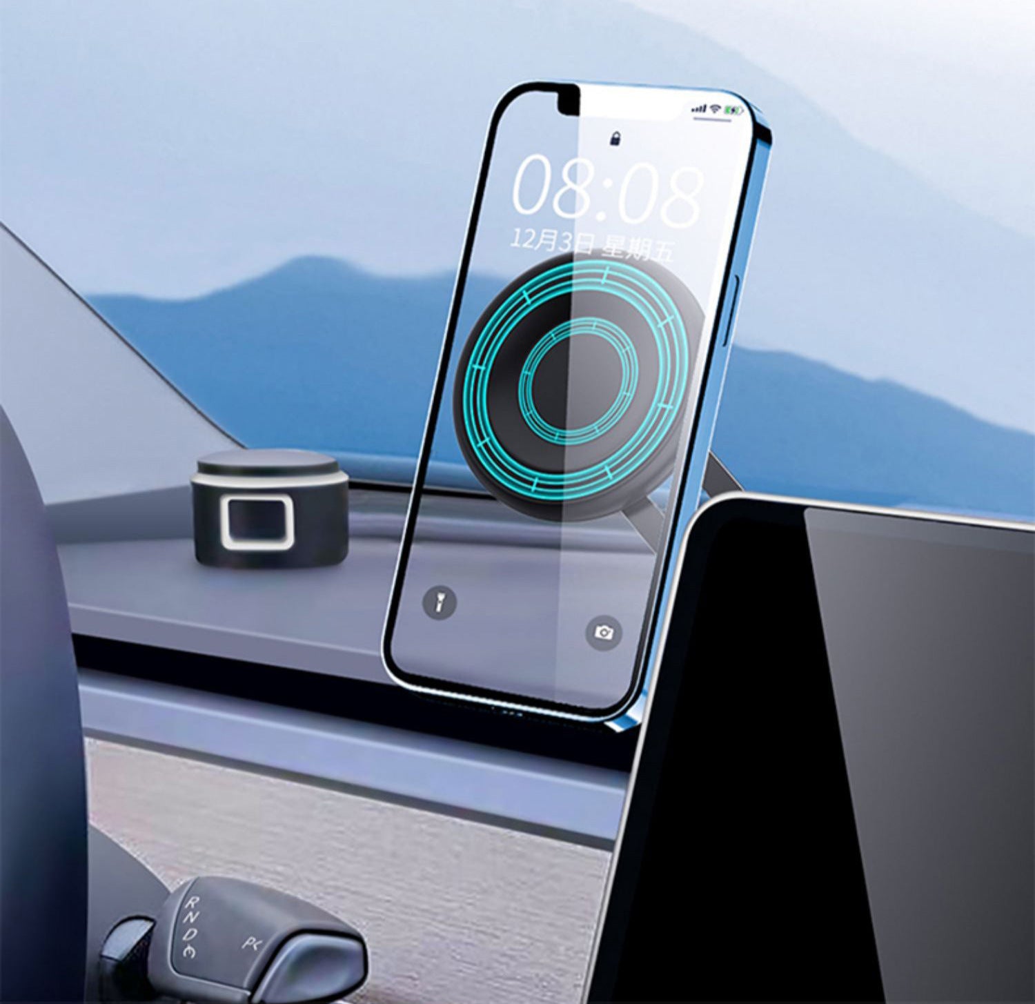 Magnetic Car Phone Holder For Navigation Screen