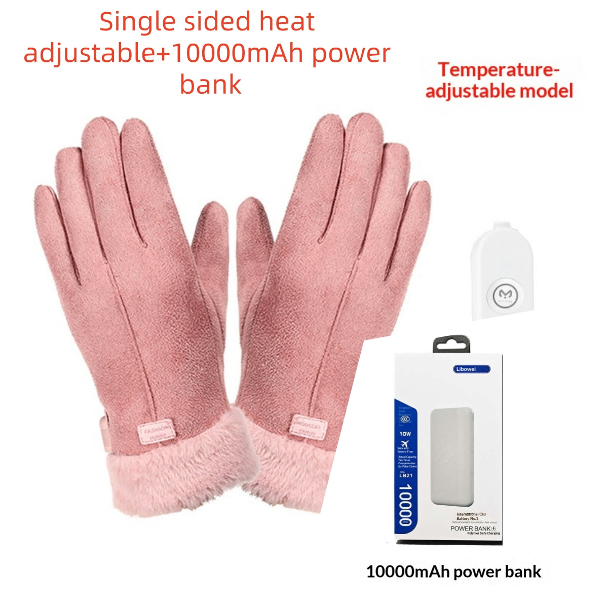 Power Bank With Detachable Cable And LED Display, Large Capacity Fast Charging