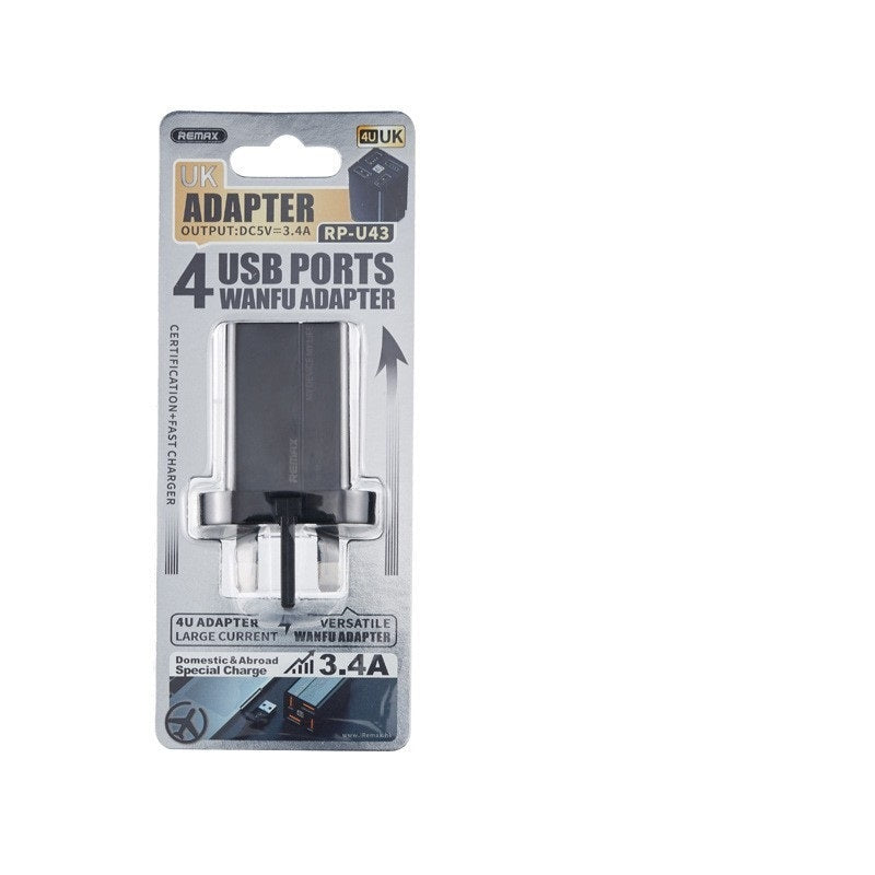 Remax Multi-Head Fast Charging QC Power Adapter 3C Certified