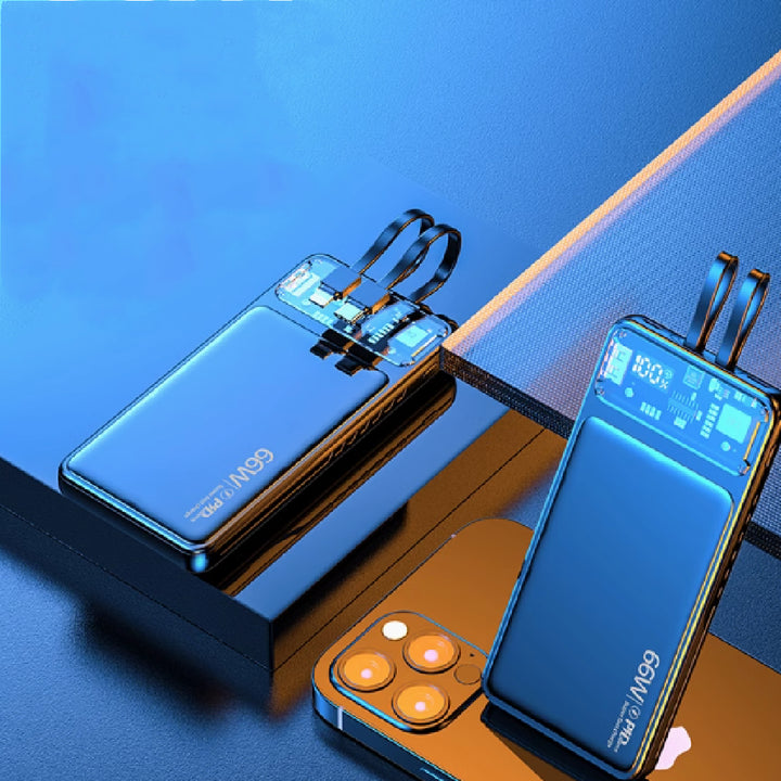 66W Super Fast Charge 20000mAh Large Capacity Power Bank