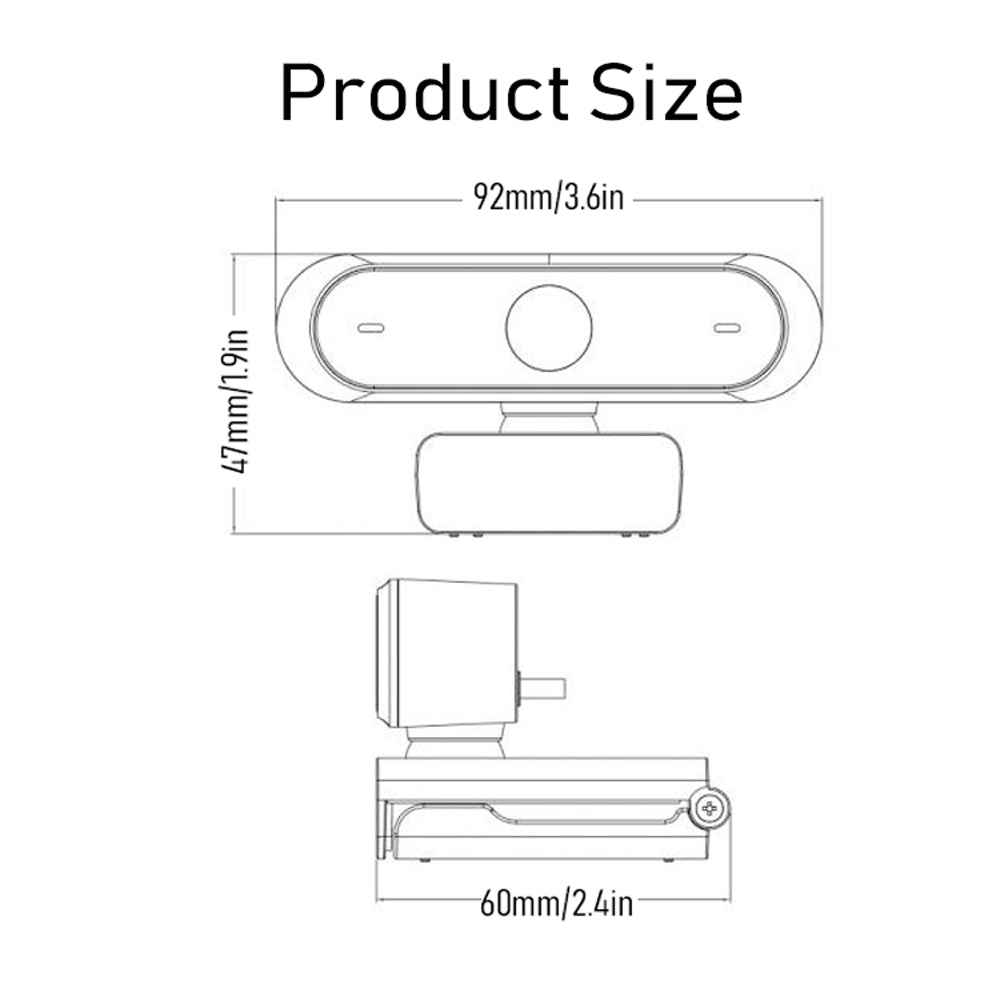 1080P HD Conference Video Webcam for Meetings And Streaming