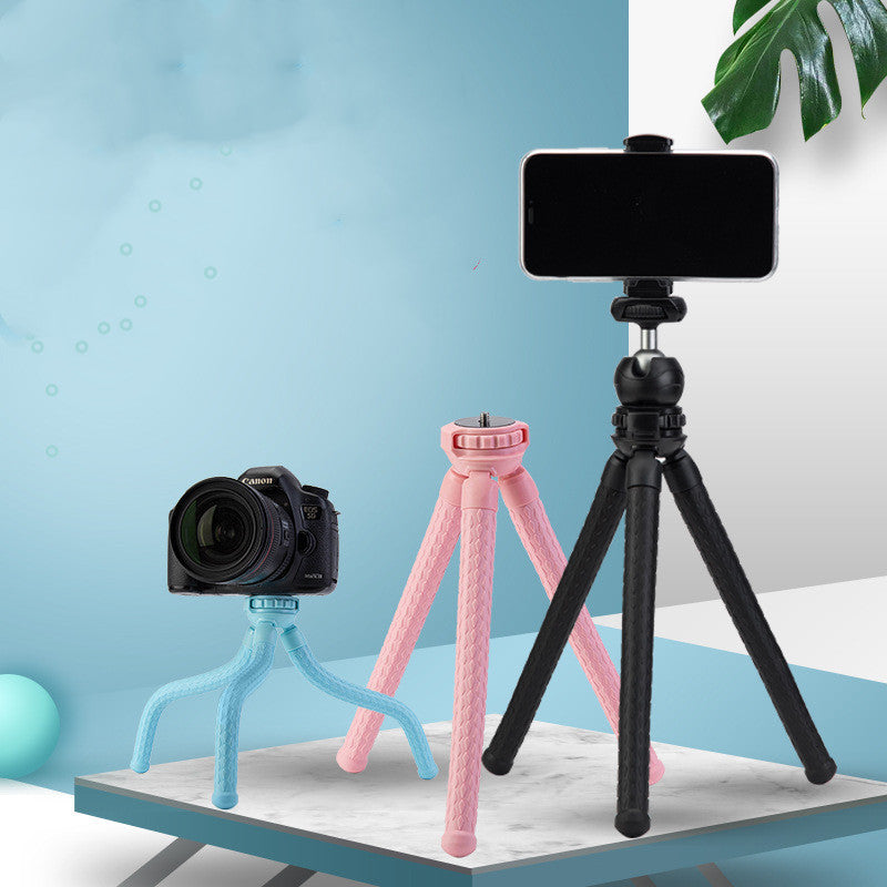 Apple-Compatible Octopus Tripod Mobile Phone Holder Stand