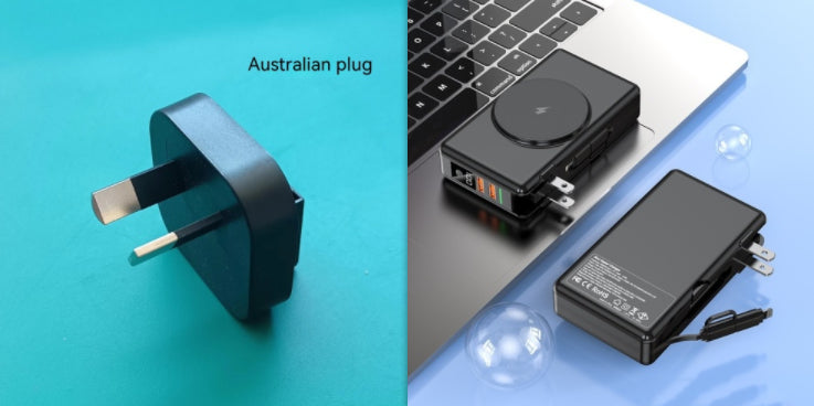 20000mAh Large Capacity Power Bank with Built-in Cable