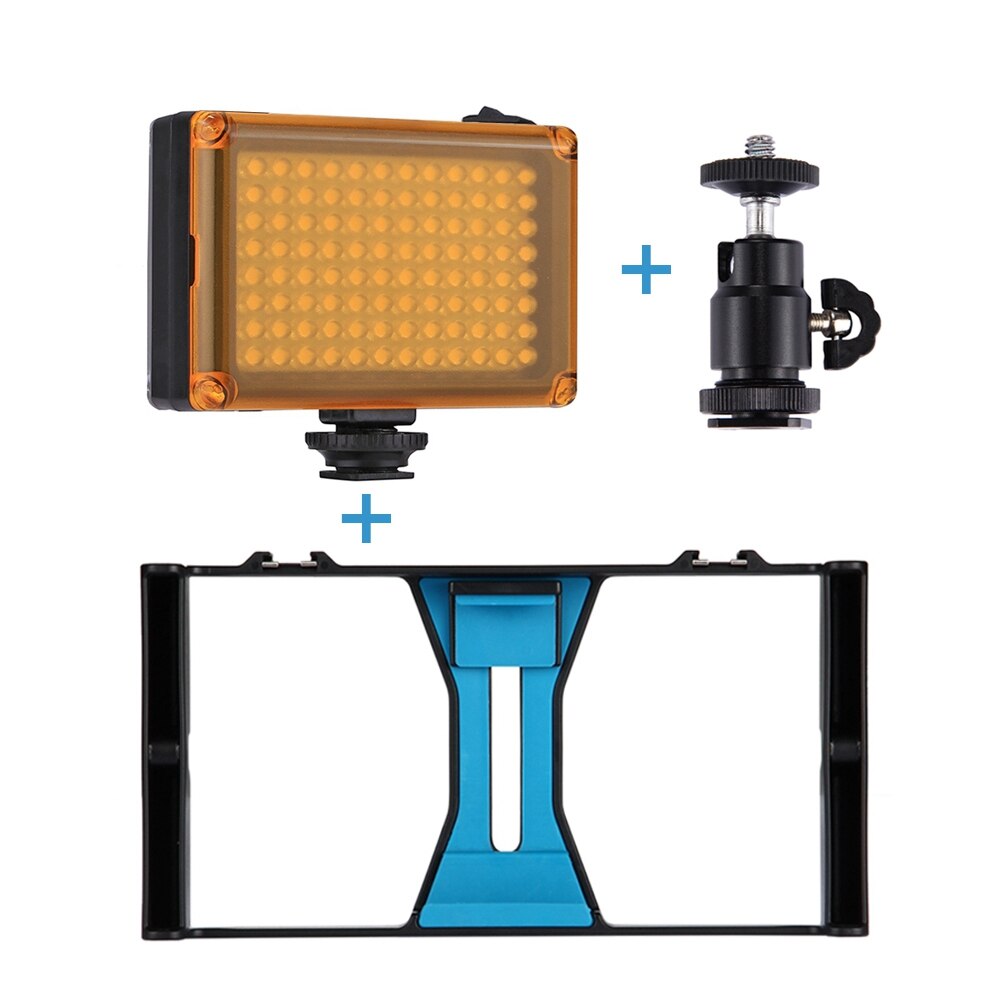 Mobile Live Streaming Kit With Rabbit Cage, Microphone, Tripod And Fill Light Compatible With Apple Devices