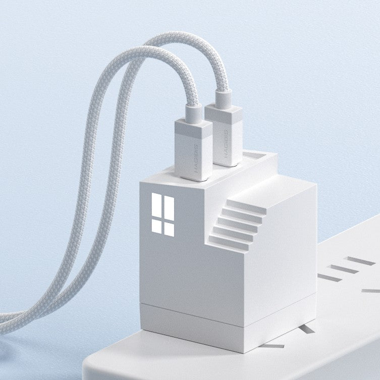 Dual Port Type C Fast Charging Wall Charger Adapter