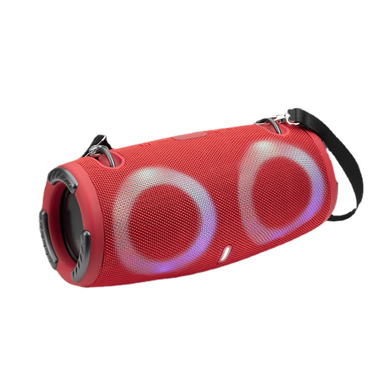 War Drum Bluetooth Speaker With RGB Lights Portable Waterproof