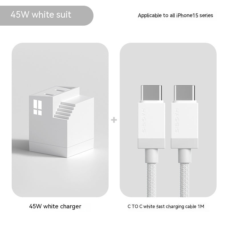 Dual Port Type C Fast Charging Wall Charger Adapter