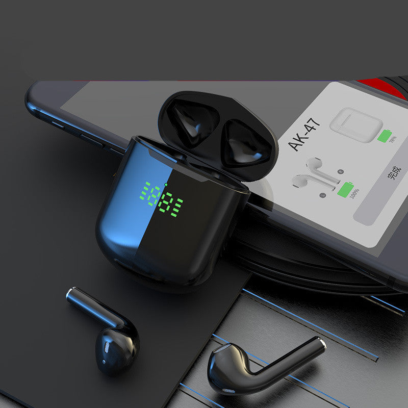 Bluetooth 5.0 Headset With Digital Display