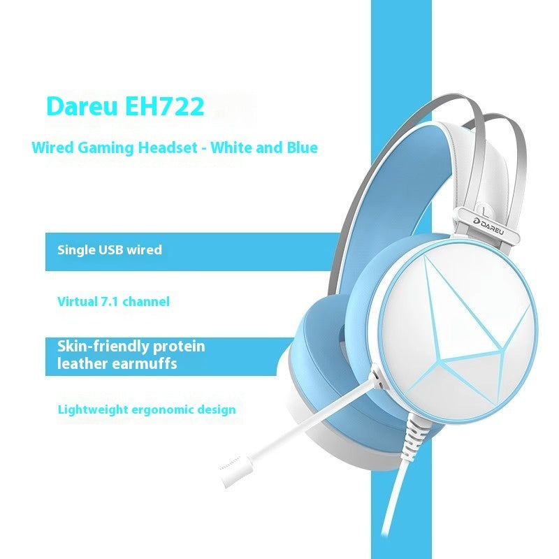Wired Noise Cancelling Gaming Headphones For E-Sports