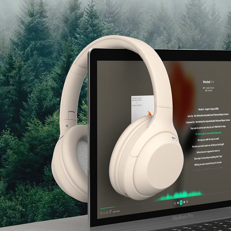 Head Mounted Bluetooth Headphones With Microphone Noise Cancelling