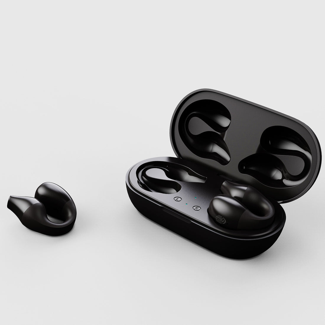 Mirror Display Waterproof Noise Cancelling Bluetooth Headset