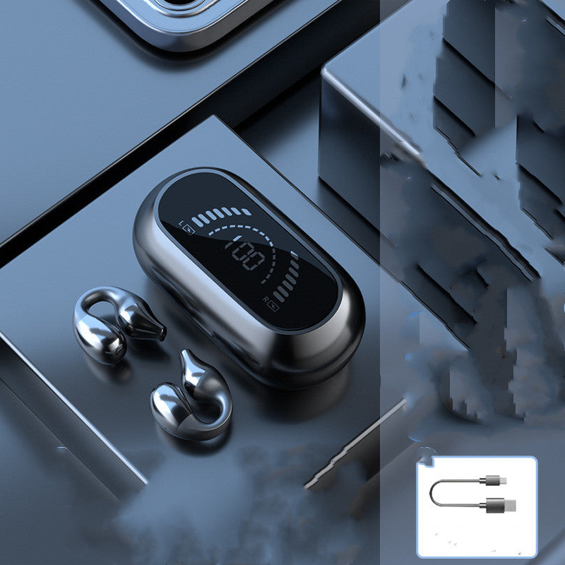 Mirror Display Waterproof Noise Cancelling Bluetooth Headset