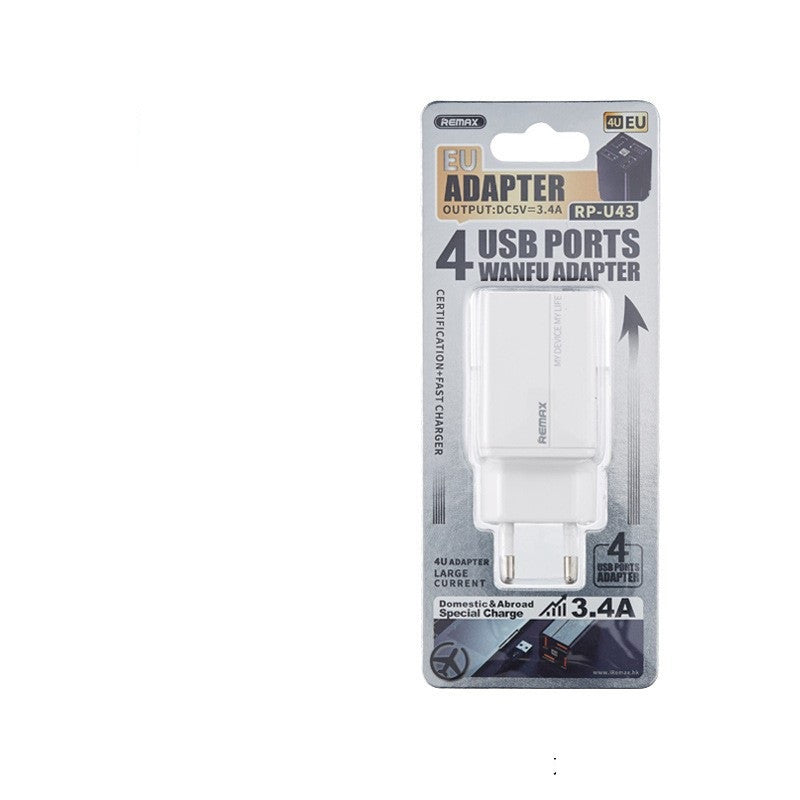 Remax Multi-Head Fast Charging QC Power Adapter 3C Certified