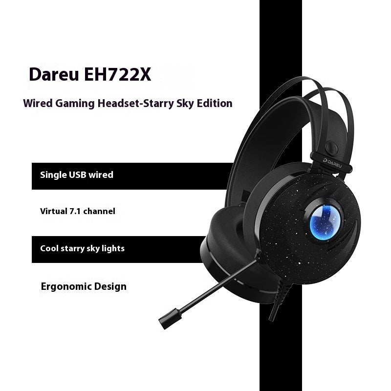 Wired Noise Cancelling Gaming Headphones For E-Sports