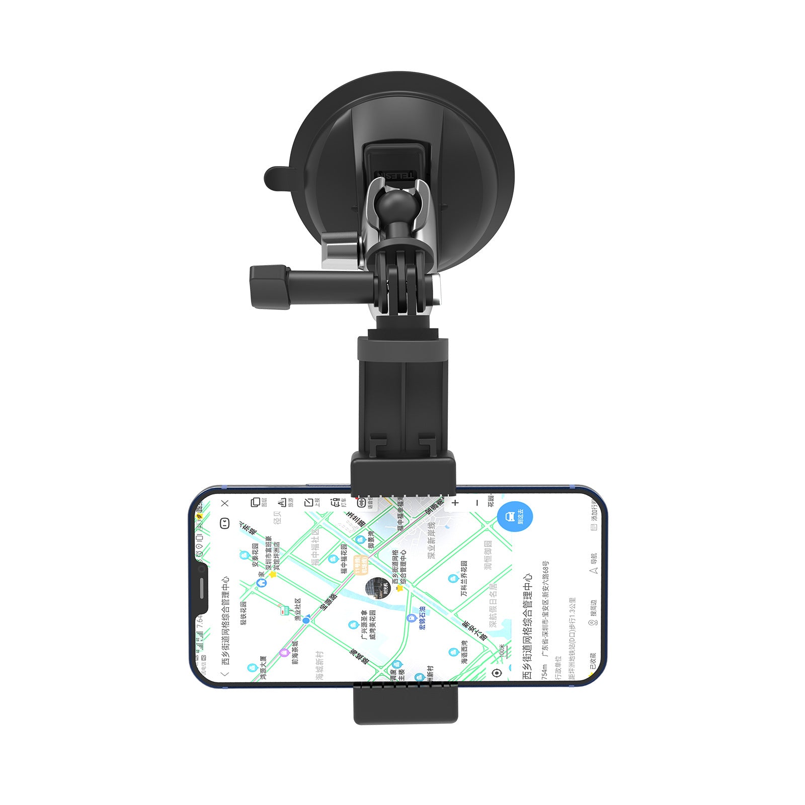 Foldable Suction Cup Car Phone Holder