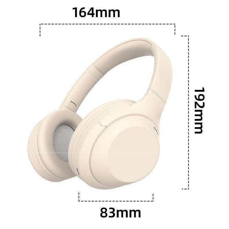 Head Mounted Bluetooth Headphones With Microphone Noise Cancelling