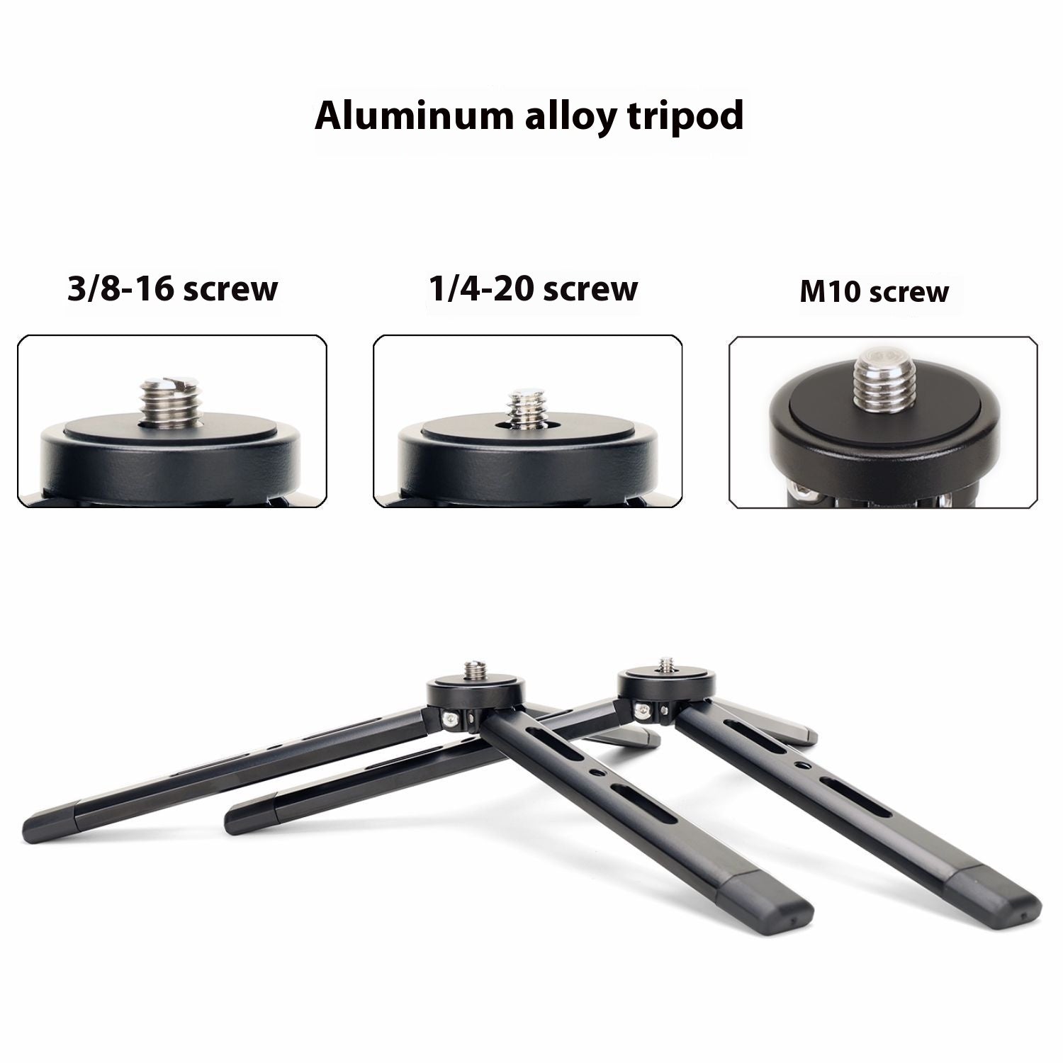 Aluminum Alloy Mini Desktop Phone Tripod Bracket